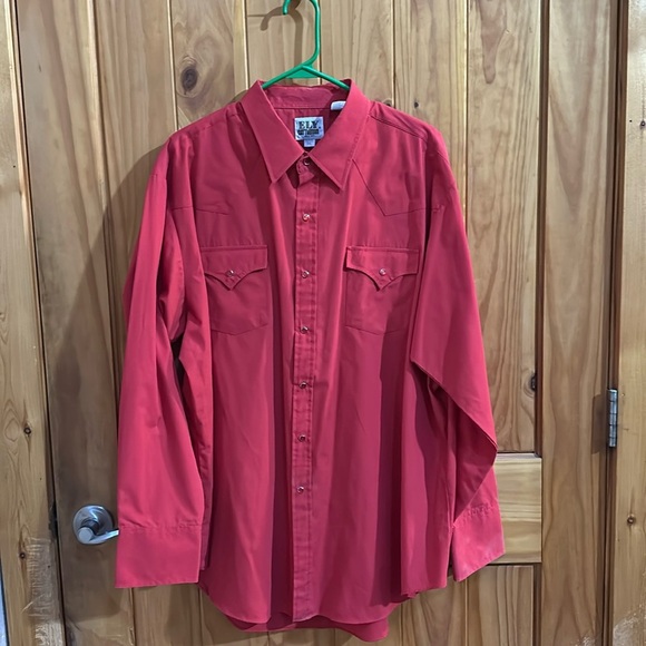 ELY CATTLEMAN Pearl Snap Western Shirt - Picture 1 of 5